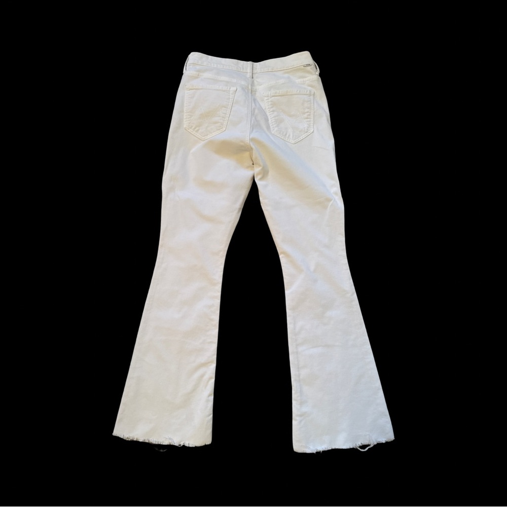 MOTHER Off-White Denim Courduroy Jeans - Picture 5 of 13